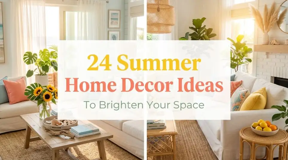 24 Summer Home Decor Ideas to Brighten Your Space