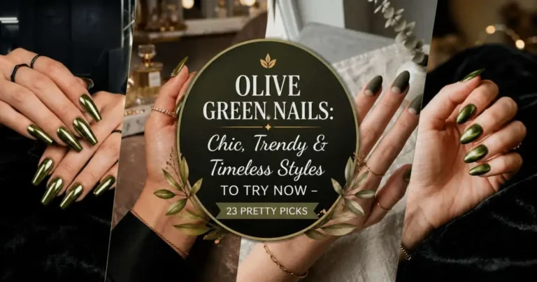Olive Green Nails: Chic, Trendy & Timeless Styles to Try Now