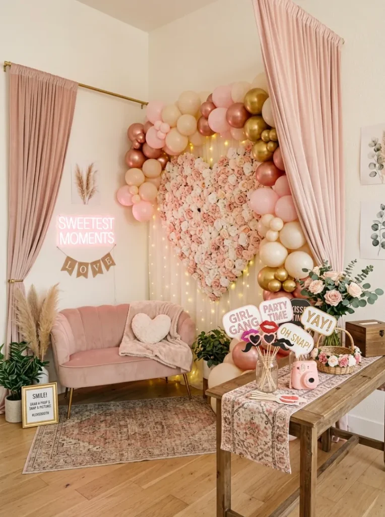 Photo Booth Corner with Props