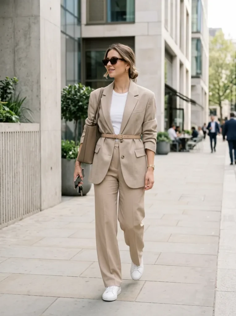1 Minimalist Neutral Belt Elegance for Everyday Chic