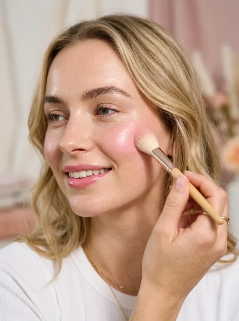 1 Soft Petal Glow Pink Blush for a Fresh Radiant Look