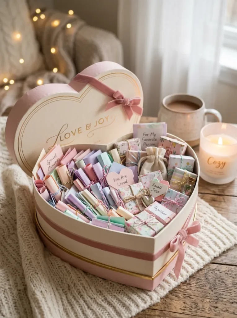 10. “A ‘Reasons I Love You’ Gift Box Full of Emotion”