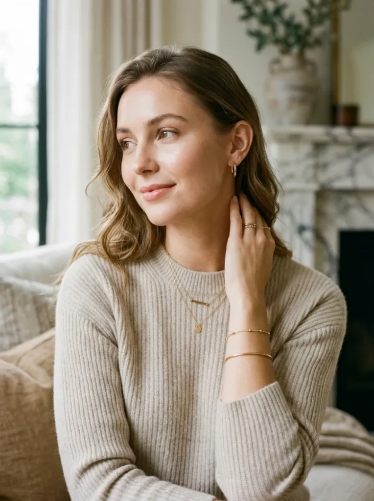 11. Gold Jewelry for Subtle Opulence