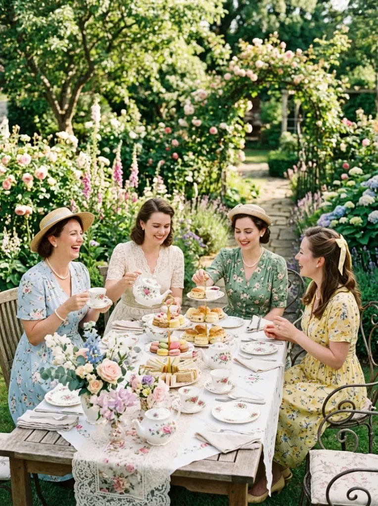 13 English Garden Tea Elegance
