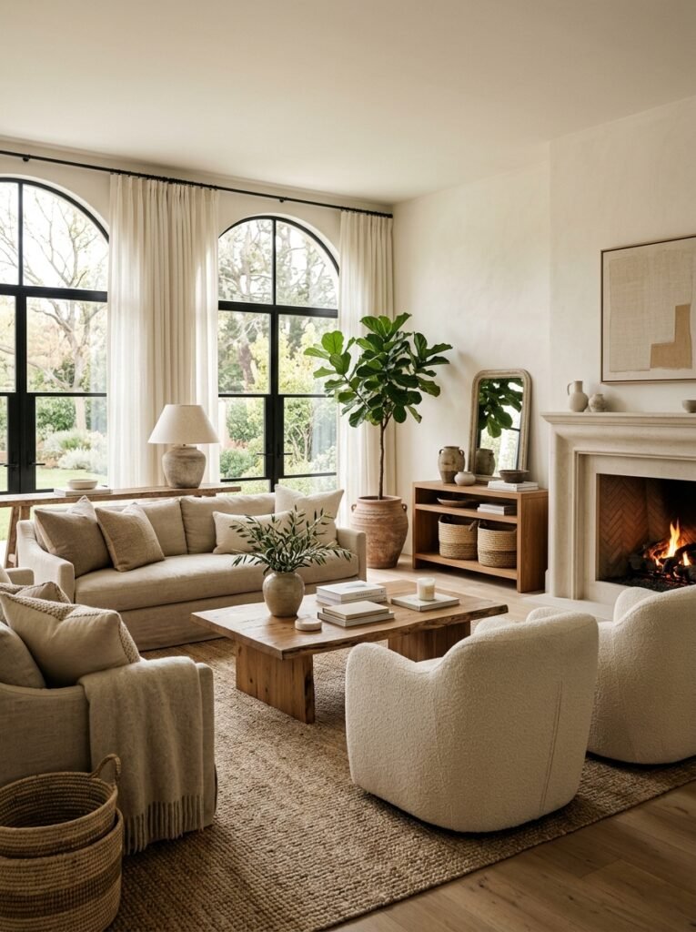 13. Natural Texture Layering That Feels Effortlessly Elegant