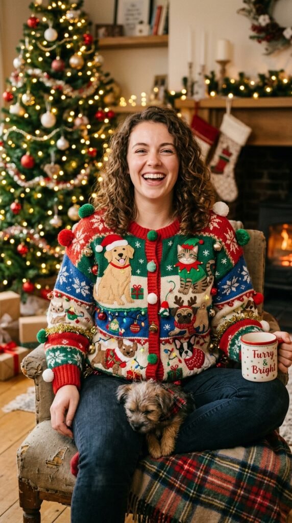 14: Pet Lover Christmas Sweater
