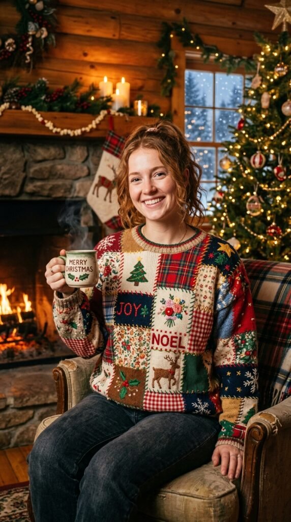 15: Grandma’s Quilt Sweater