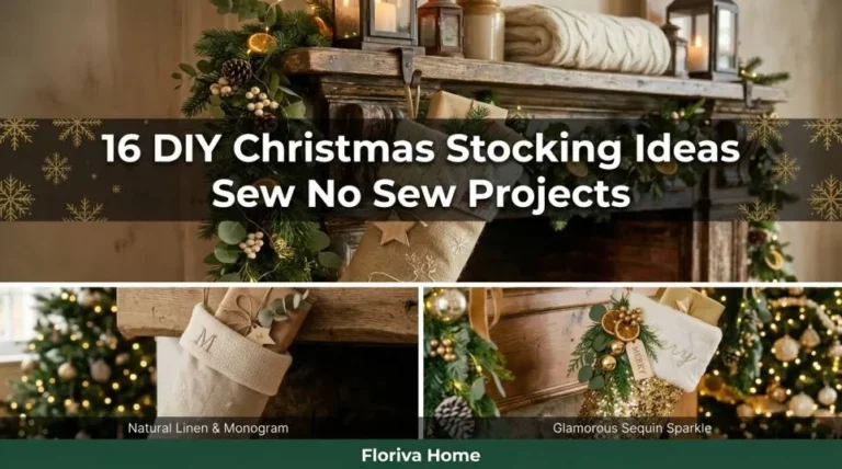 16 DIY Christmas Stocking Ideas Sew No Sew Projects for Every Crafter (Easy & Cute)
