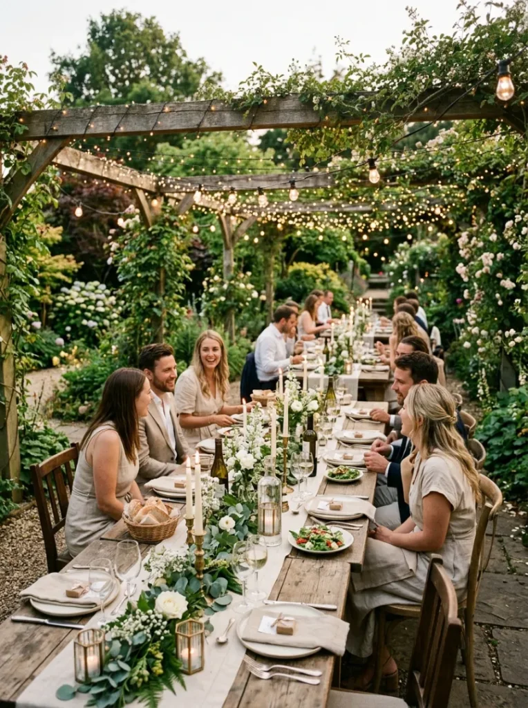 17. Rustic Chic Garden Gathering