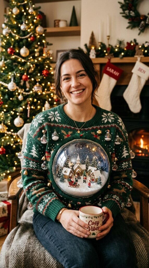 17: Snow Globe Sweater