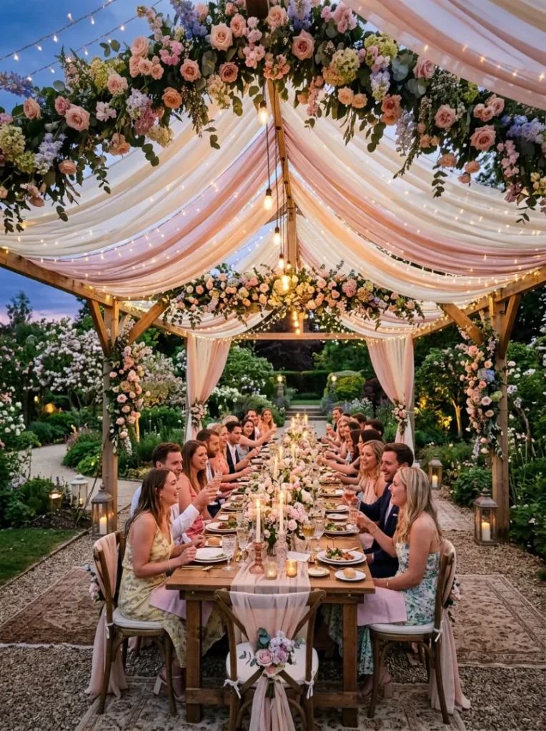 18. Floral Canopy Garden Affair