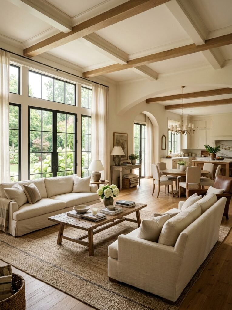 18. Open Airy Layouts That Feel Calm and Inviting