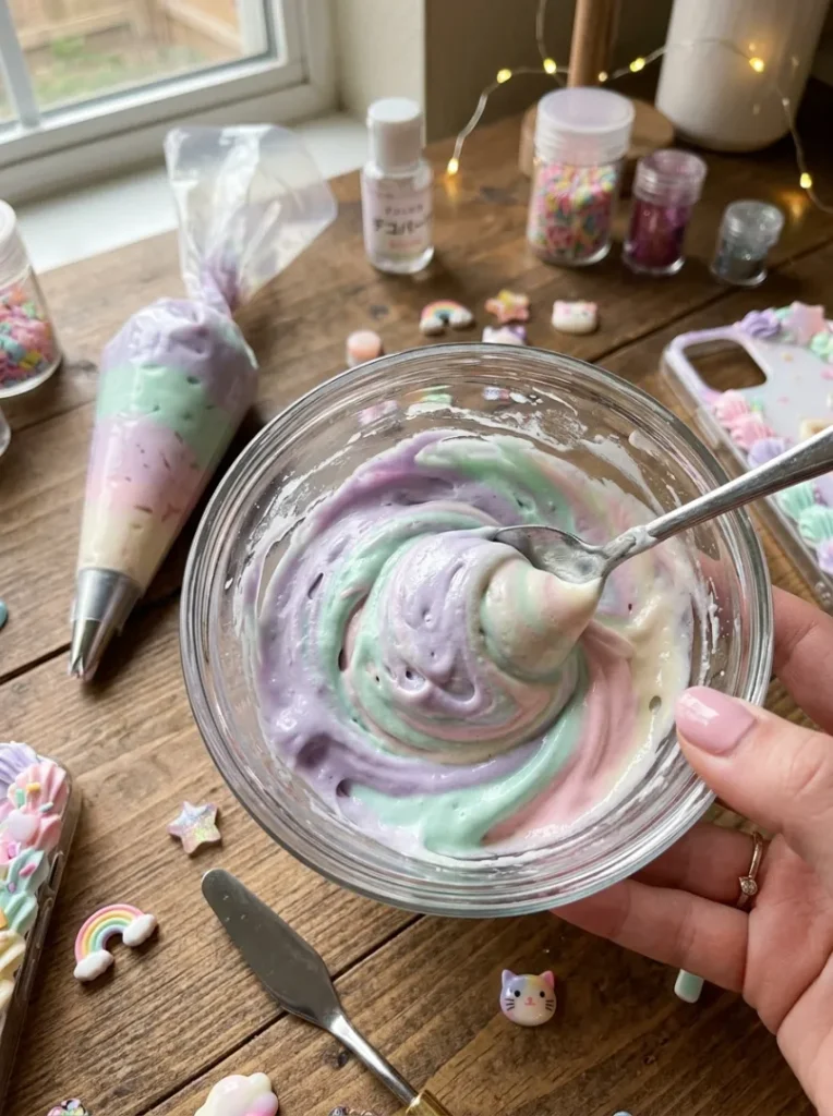 2. Mix the Perfect “Frosting” Texture