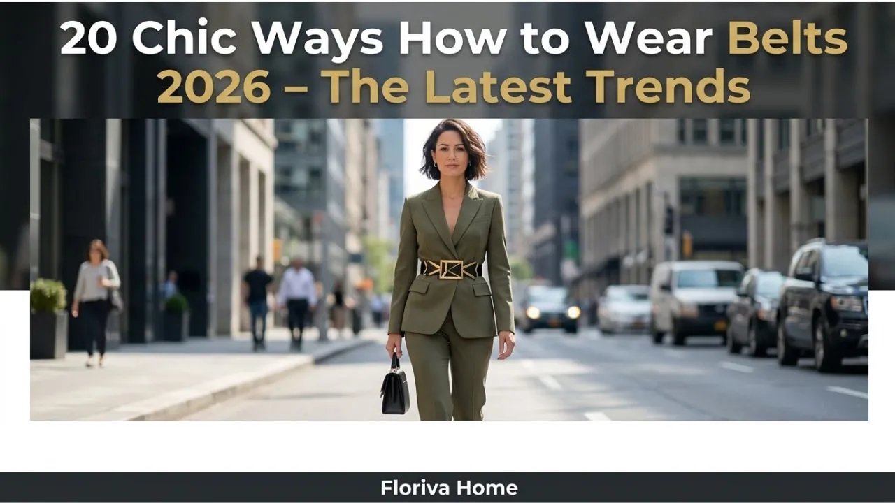 20 Chic Ways How to Wear Belts 2026 – The Latest Trends 