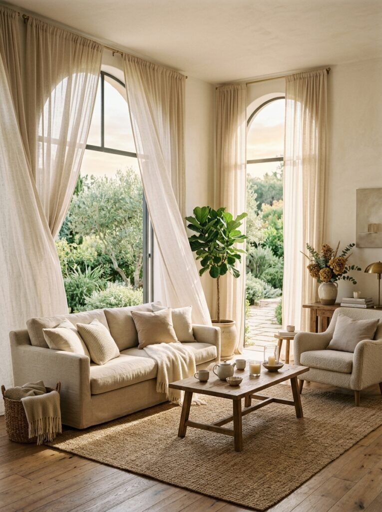 20. Soft Curtains and Drapery for Dreamy Interiors