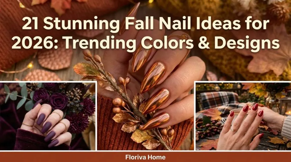 21 Stunning Fall Nail Ideas for 2026 Trending Colors Designs Styles