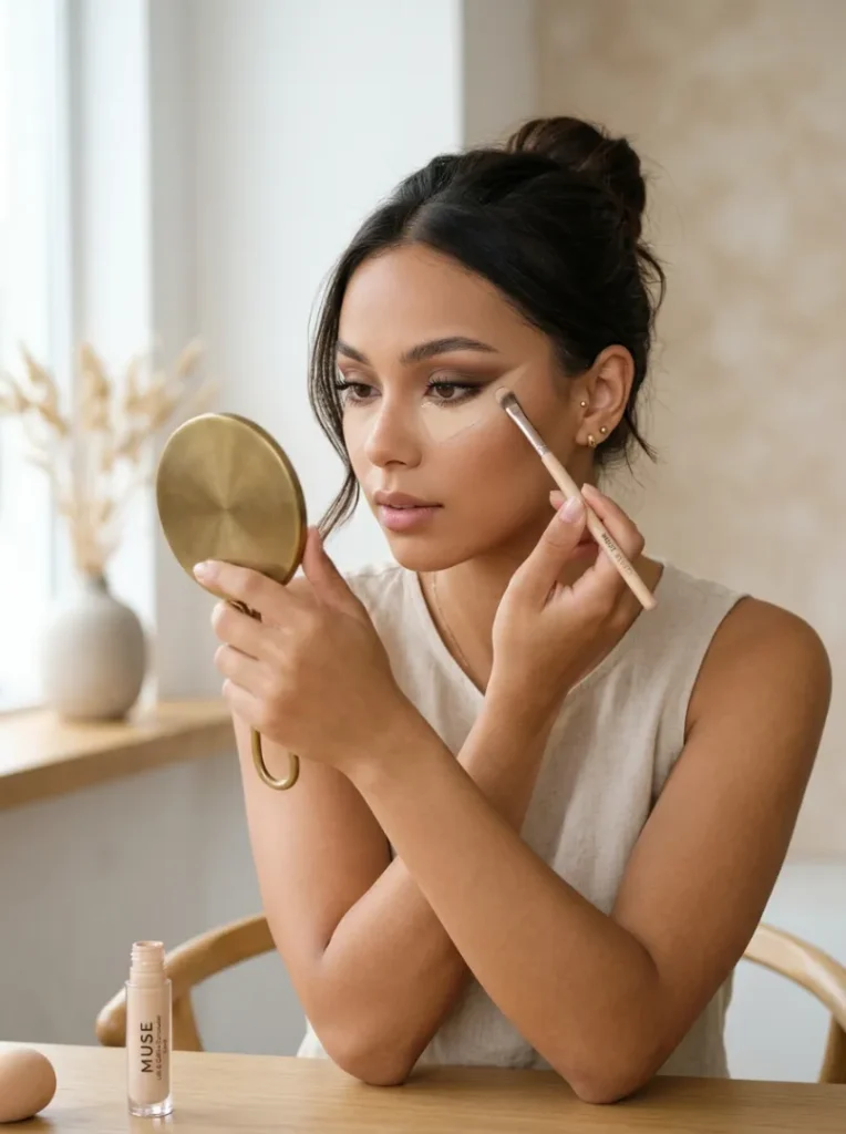 3. Foxy Lift with Concealer Sculpting
