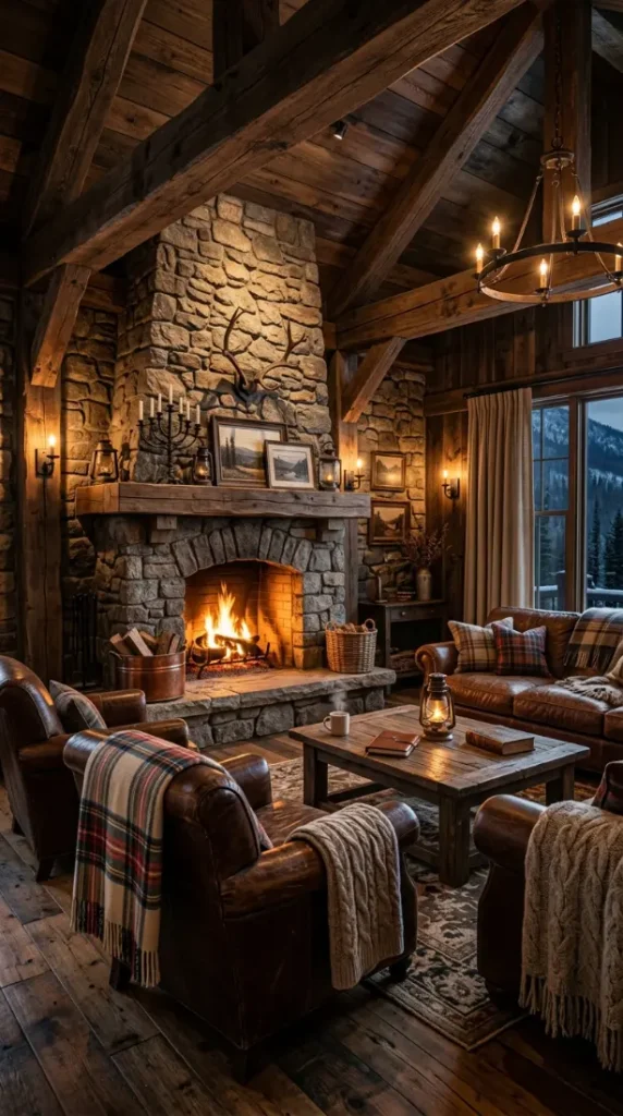 3. Rustic Cabin-Inspired Elegance