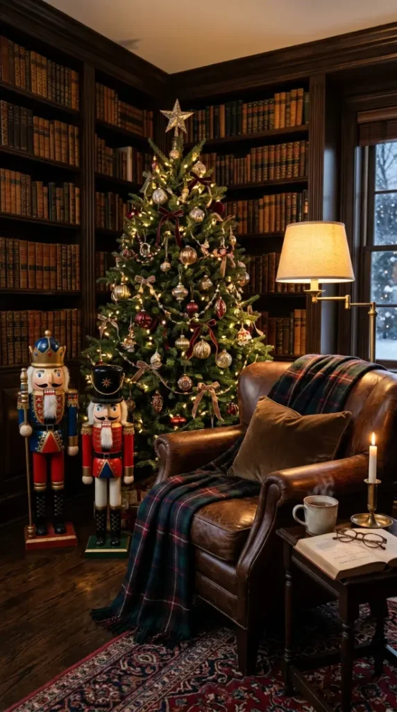 3. Vintage Nutcracker Corner Styling