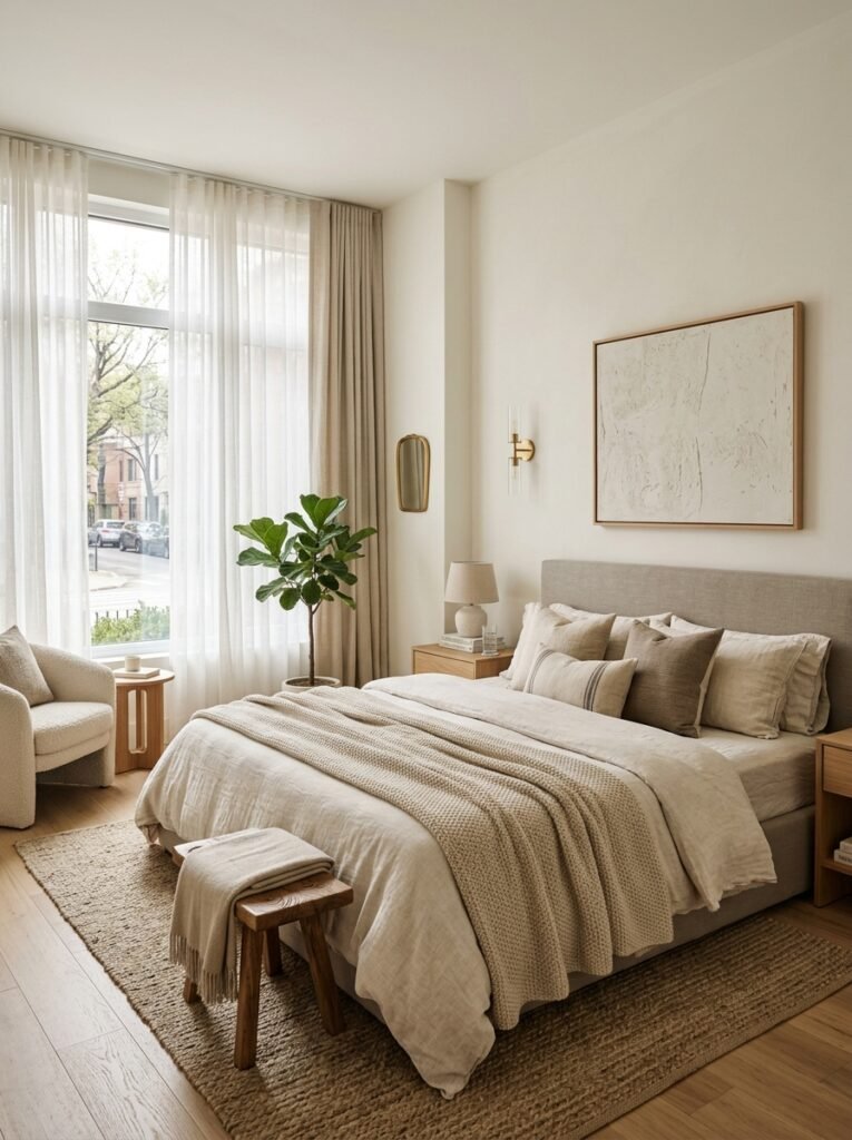 37. Layered Sheer Curtains