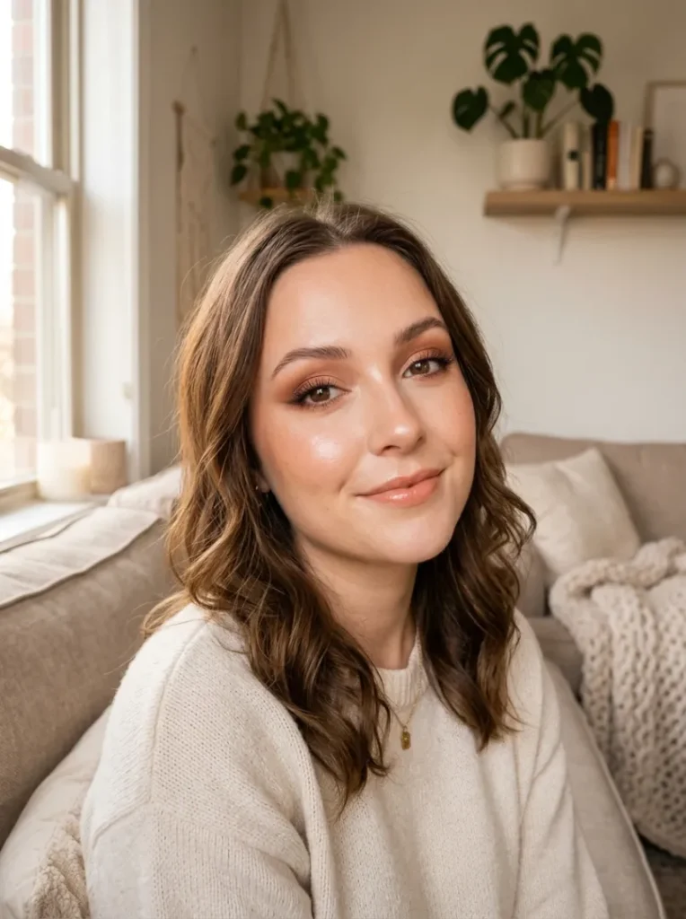 4. Soft Brown Gradient for Daytime Siren Vibes
