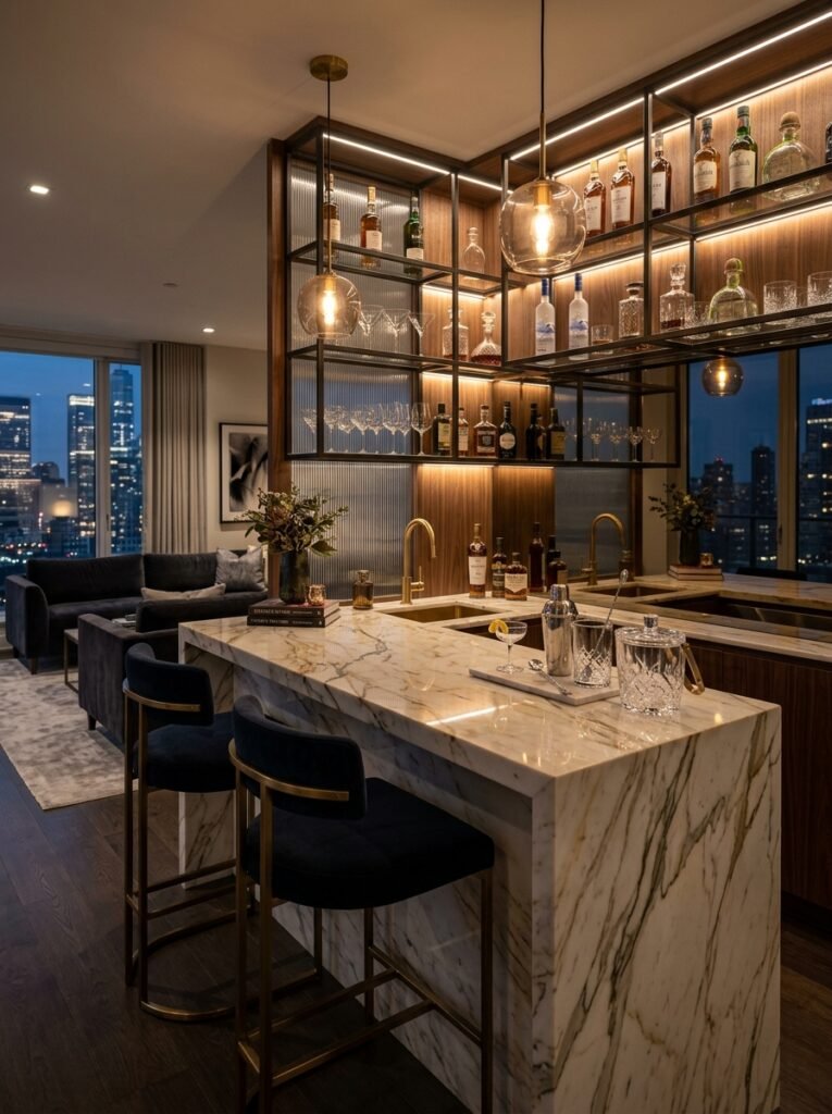 42. Luxe Home Bar Areas