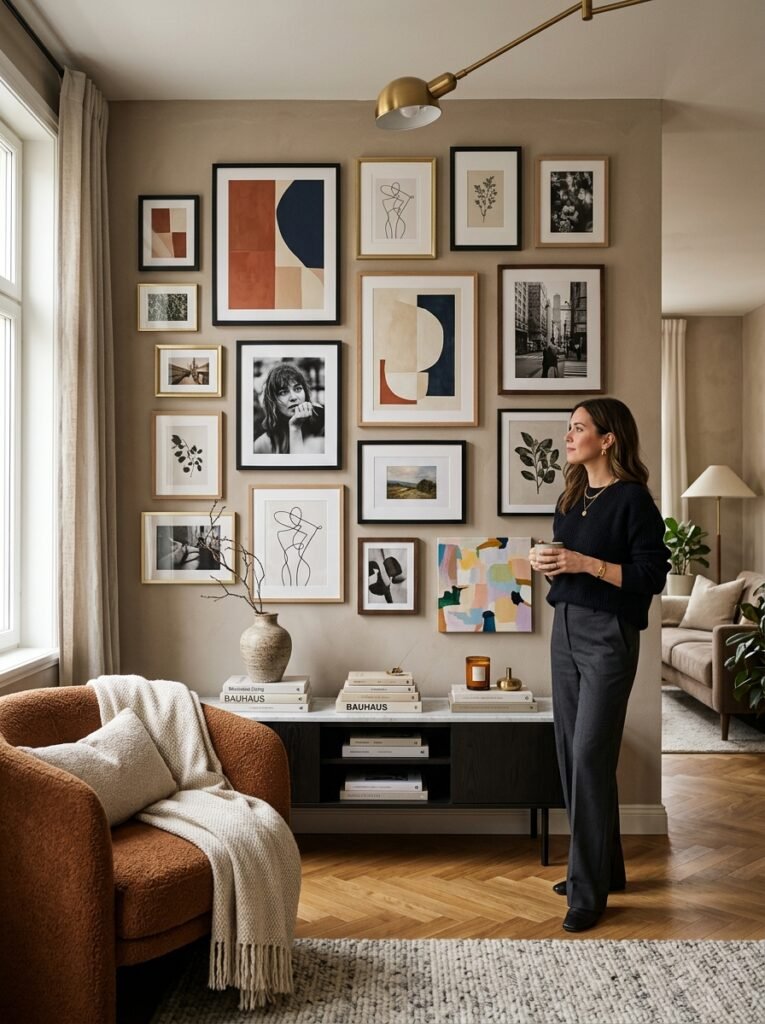 44. Personalized Gallery Walls