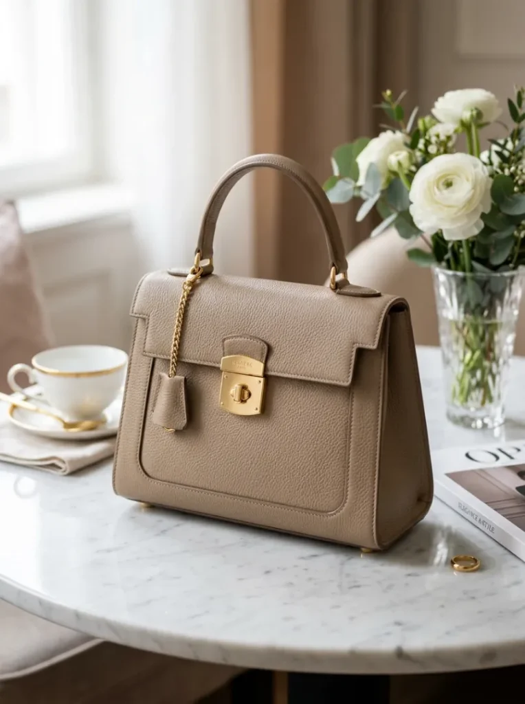 6. Structured Handbags That Whisper Luxury