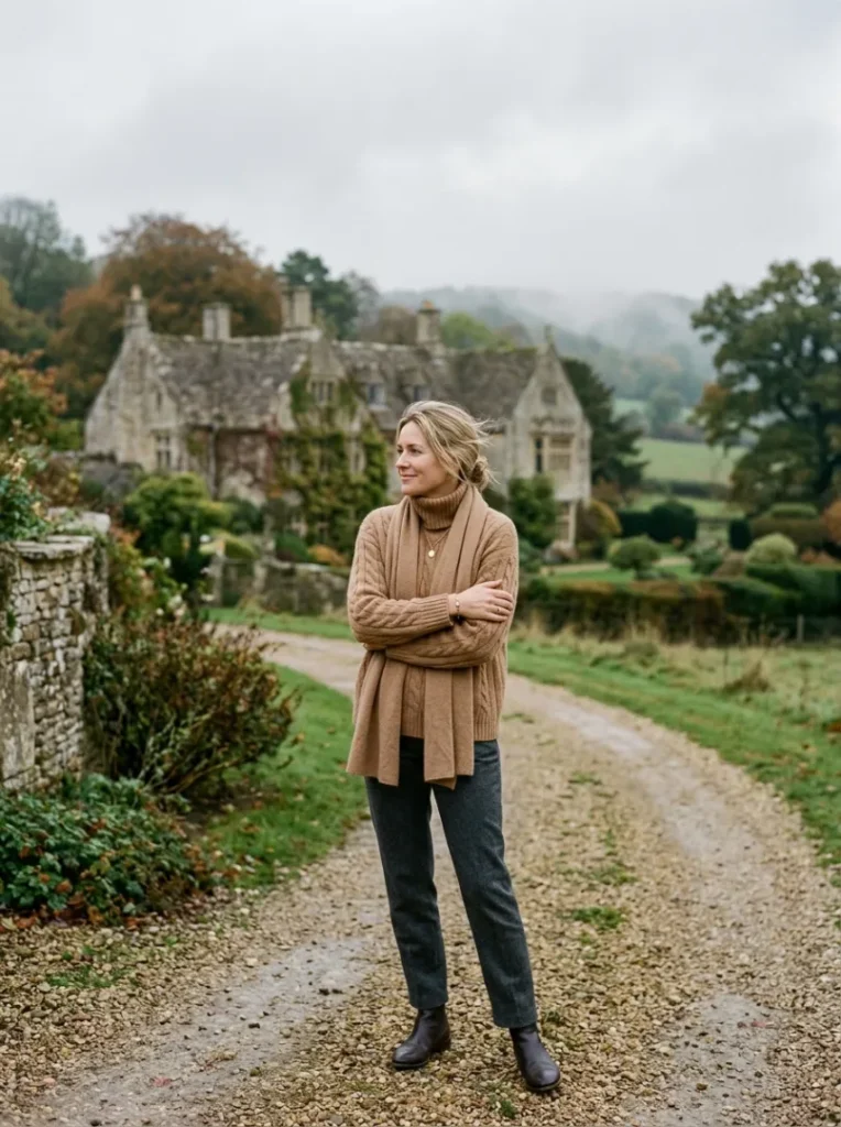 7. Cashmere Layers for Soft Luxury Appeal