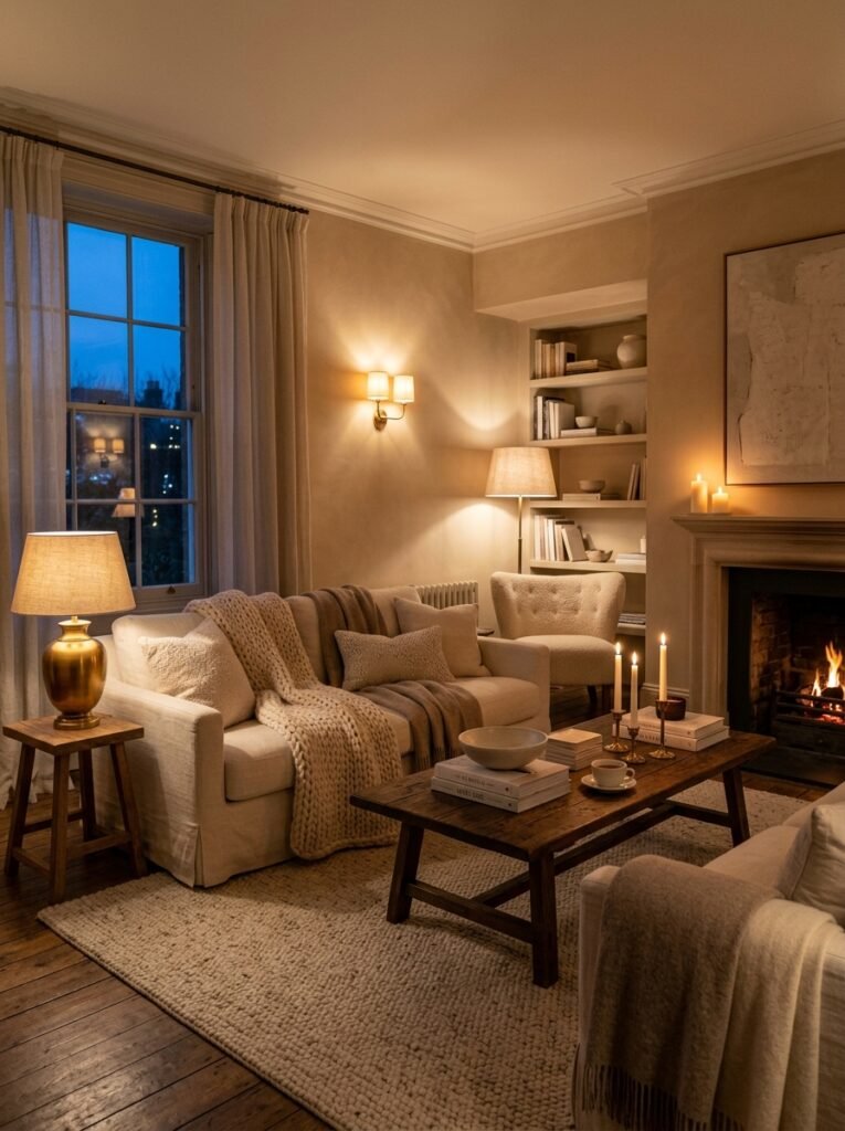7. Soft Ambient Lighting for Cozy Evenings