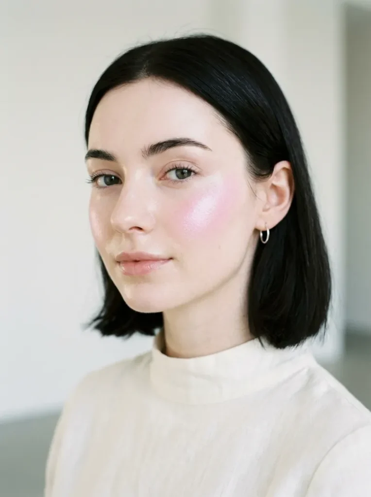 9 Cool-Tone Pink Blush for Brightening Effect