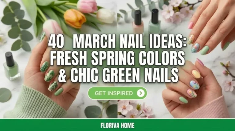 March Nail Ideas Fresh Spring Colors, Simple Designs & Chic Green Nails