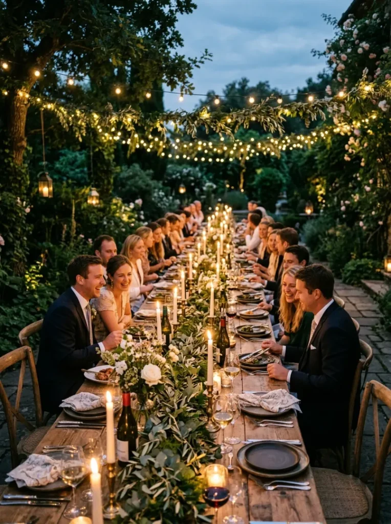 15 Candlelit Garden Dinner Dream