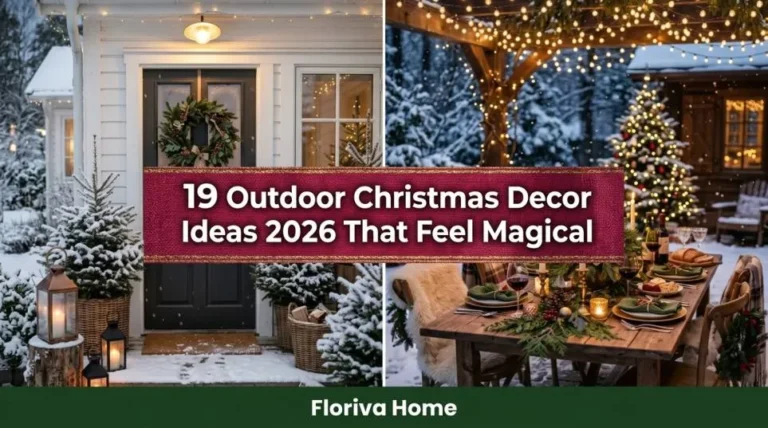 19 Outdoor Christmas Decor Ideas That Feel Magical (Dreamy Holiday Setup)