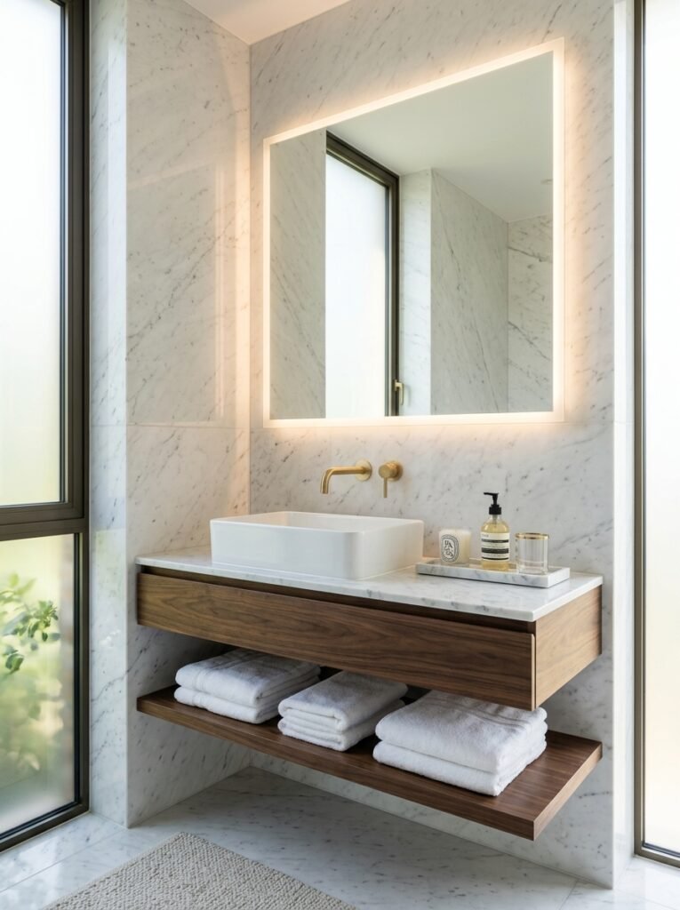 1. Install Elegant Gold Fixtures