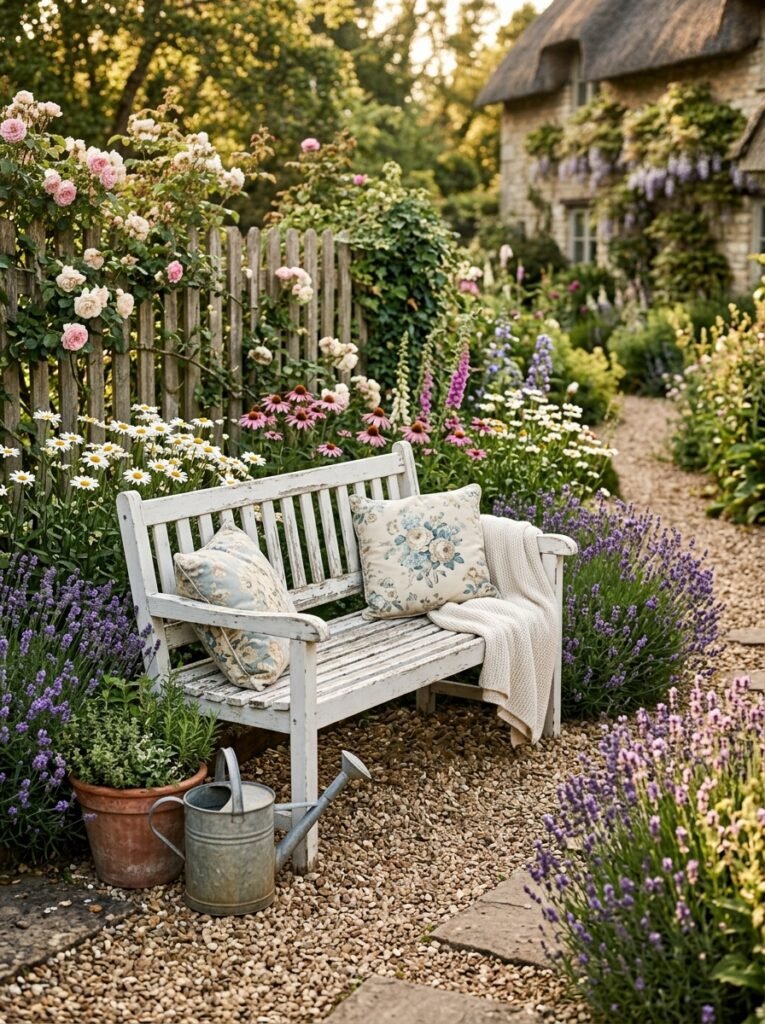  Cozy Cottage Garden Bench