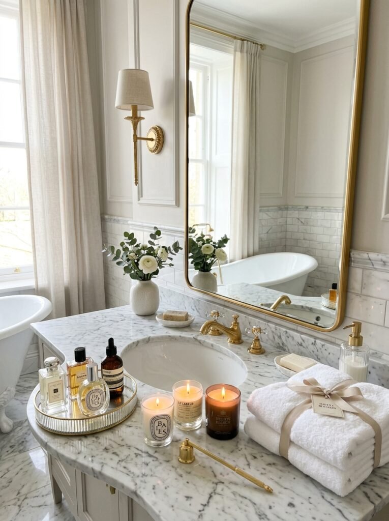 15. Display Luxury Candles And Accessories