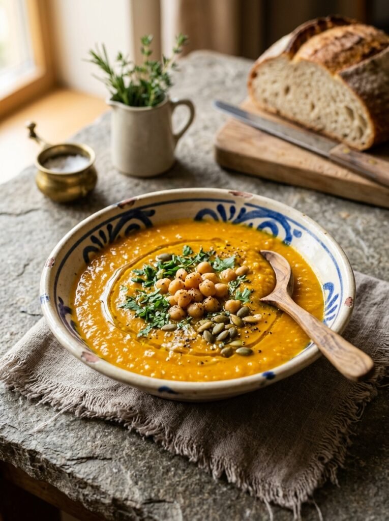 15. Mediterranean Pumpkin Chickpea Soup