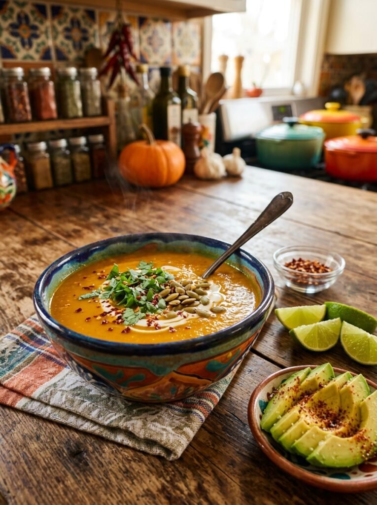 18. Pumpkin Mexican Spice Soup