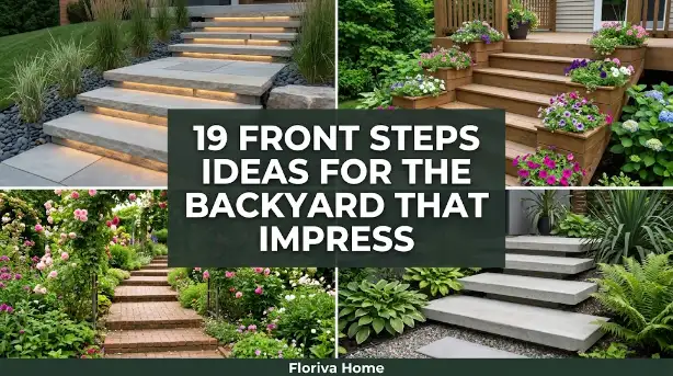 19 Front Steps Ideas For The Backyard That Impress