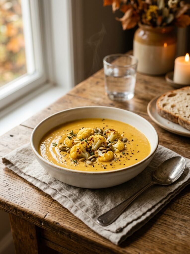 19. Pumpkin Cauliflower Cream Soup