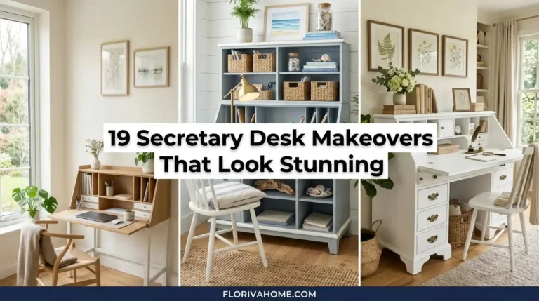 19 Secretary Desk Makeovers That Look Stunning