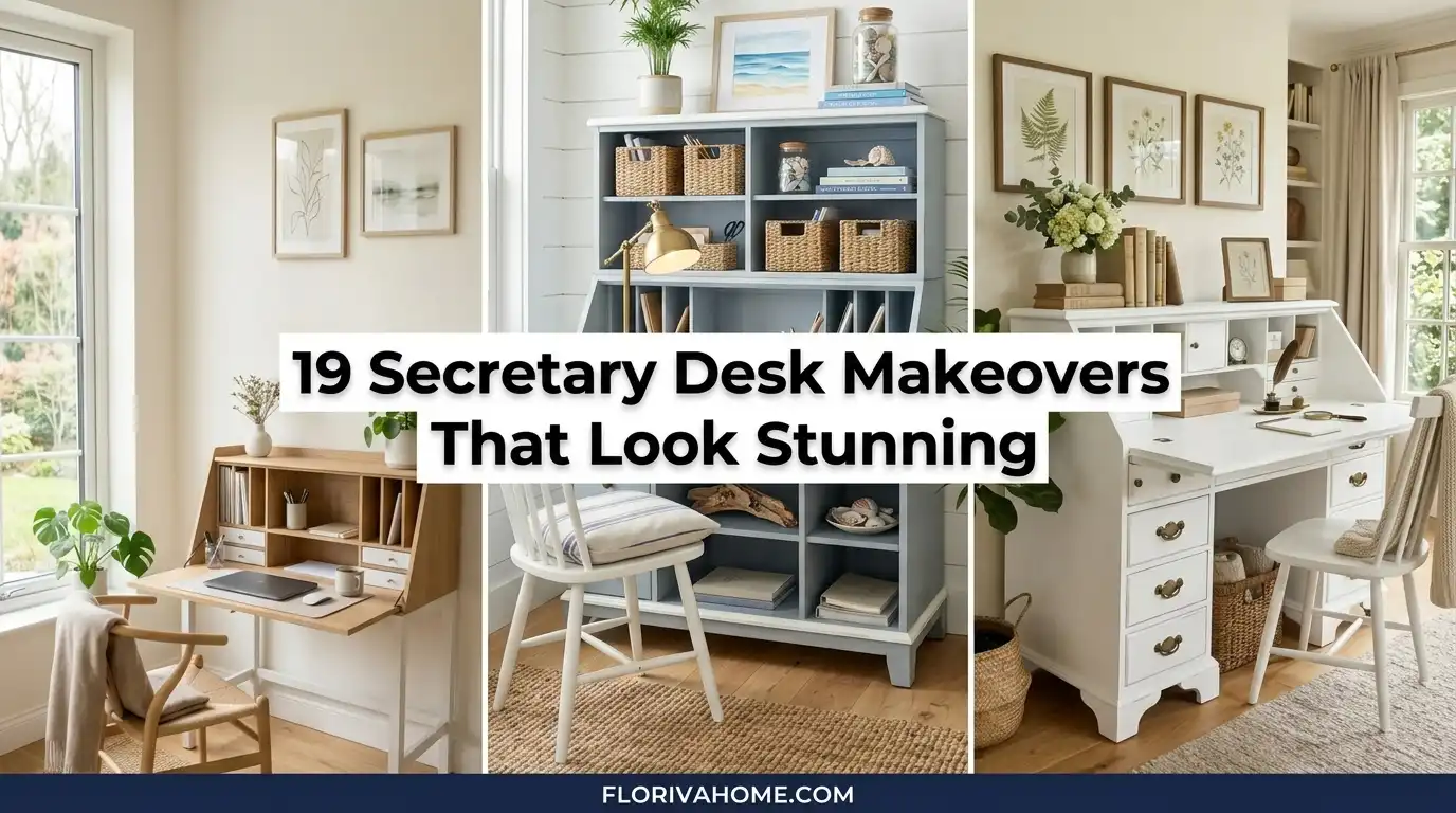 19 Secretary Desk Makeovers That Look Stunning