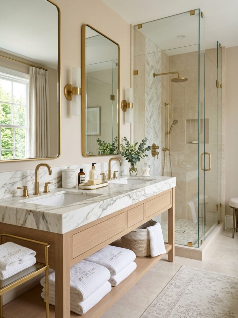 2. Upgrade To Marble Countertops