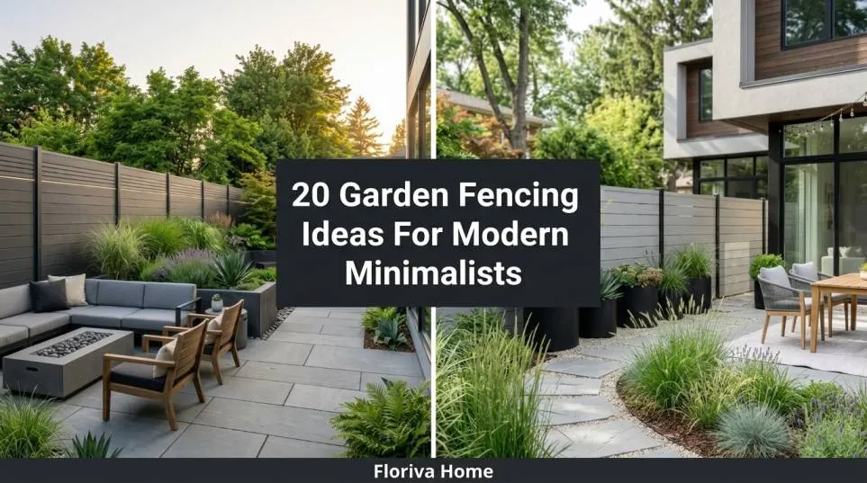 20 Garden Fencing Ideas For Modern Minimalists