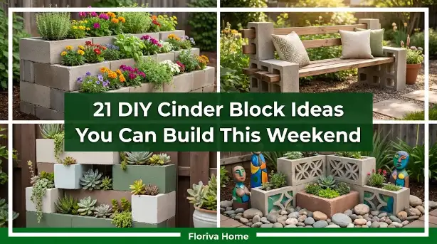 21 DIY Cinder Block Ideas You Can Build This Weekend