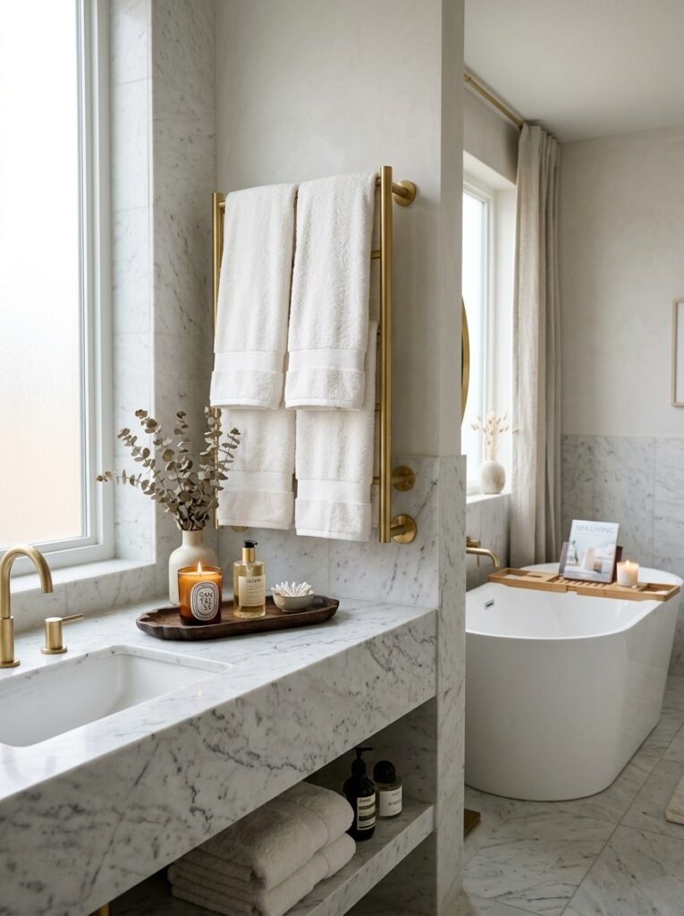 4. Style With Luxury Towels
