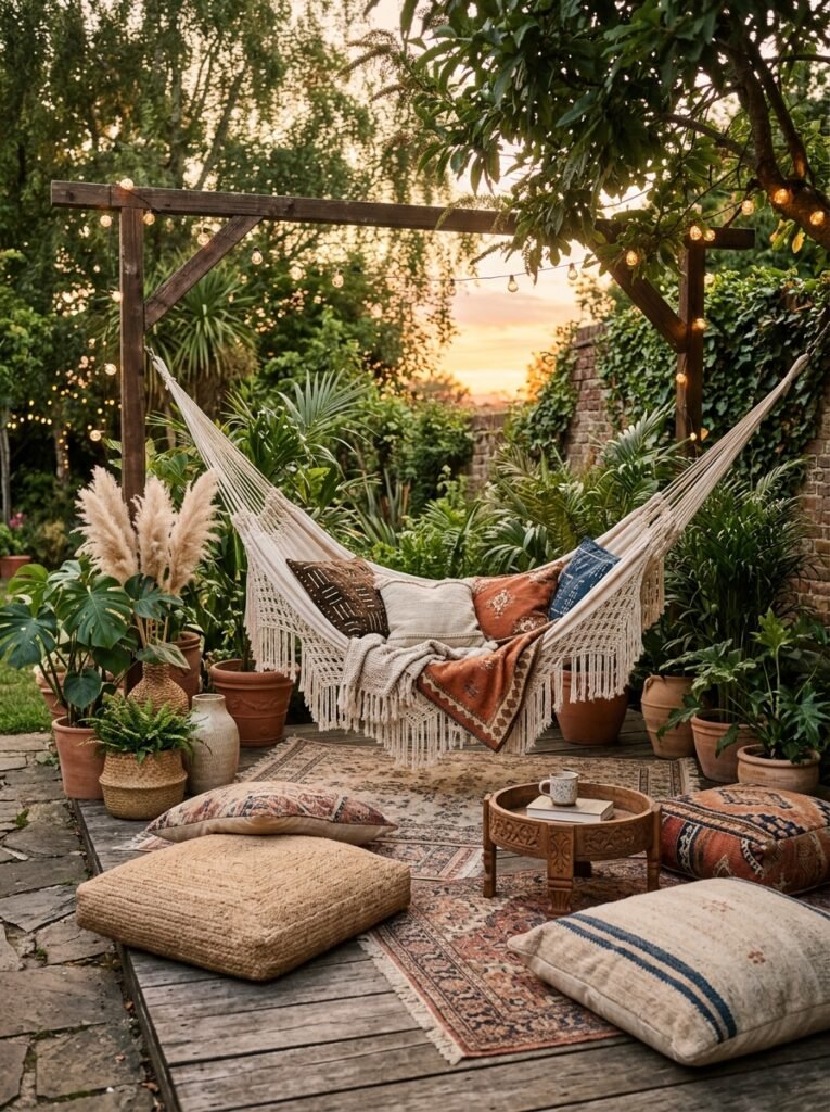 Bohemian Hammock Relaxation Spot
