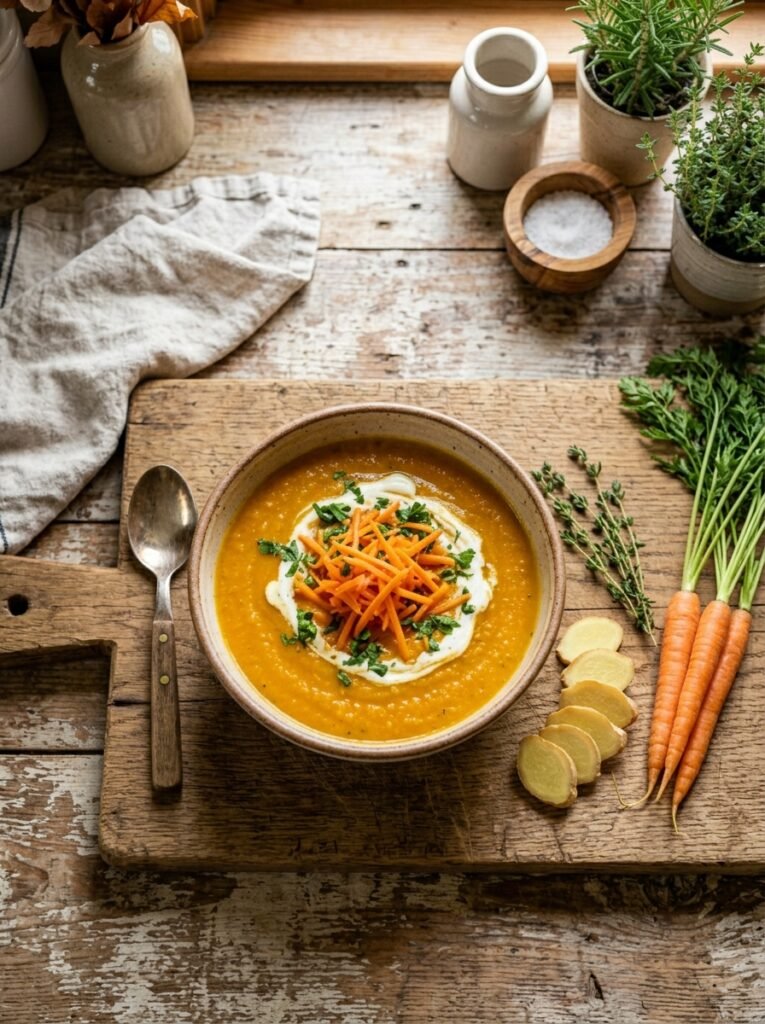 5. Pumpkin and Carrot Ginger Soup