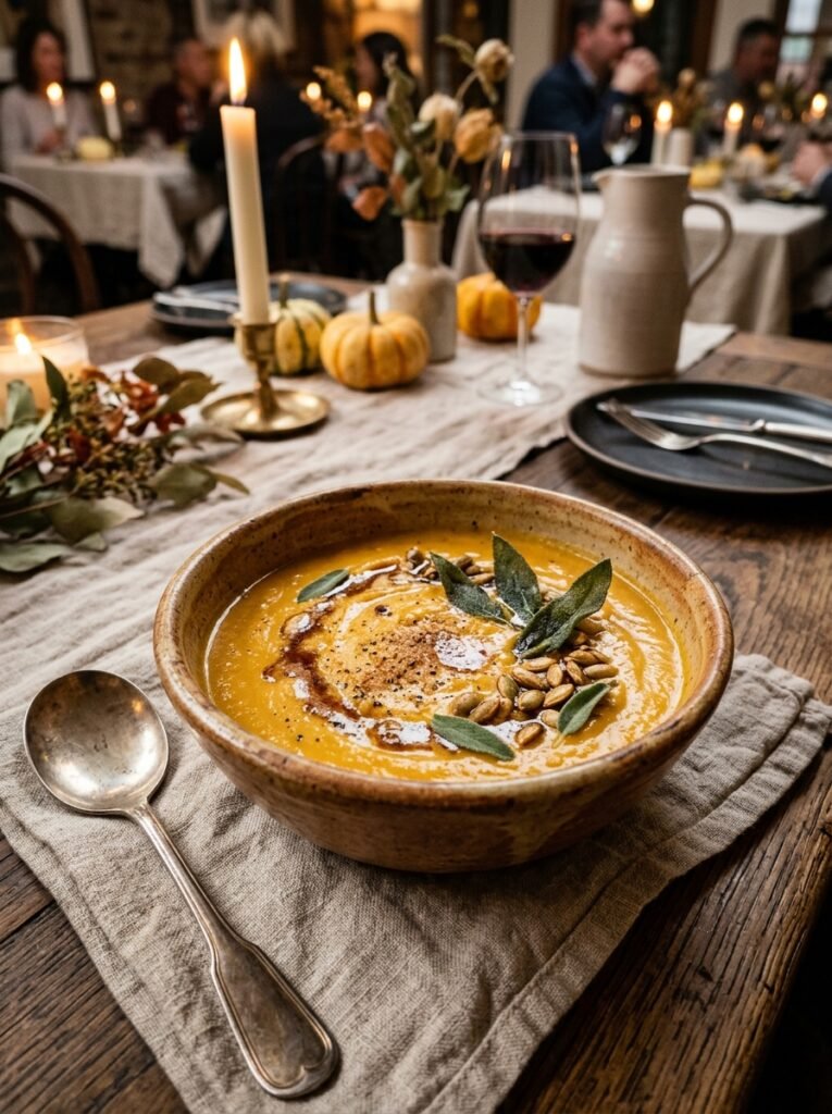 7. Pumpkin Sage Butter Soup